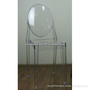 crystal clear acrylic lucite ghost chair